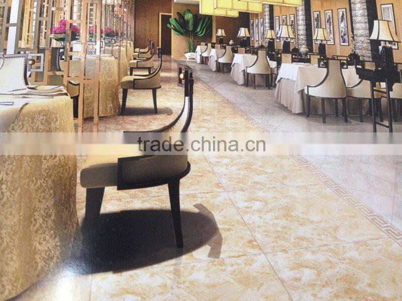 Giallo Ornamental Granite Slab Tile 80X80 For Living Room