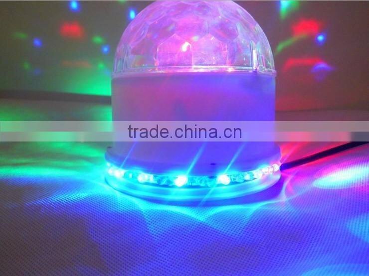 RGB led sun magic ball disco lighting led crystal magic ball light with led strip
