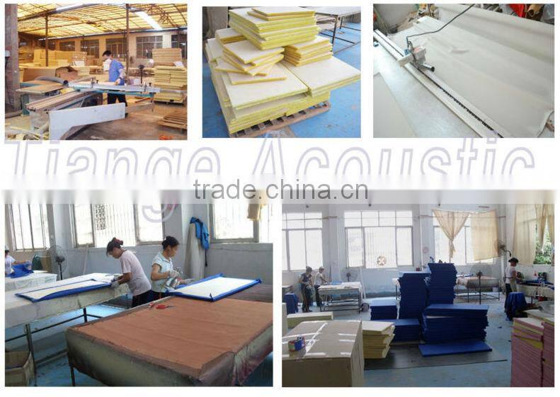 Leather Acoustic Fabric Panel,Fabric Wrapped Leather Wall Panel