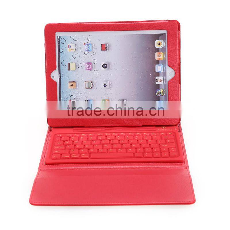 Bluetooth Keyboard for Ipad2 for Ipad3 ,leather cover for samsung Phone
