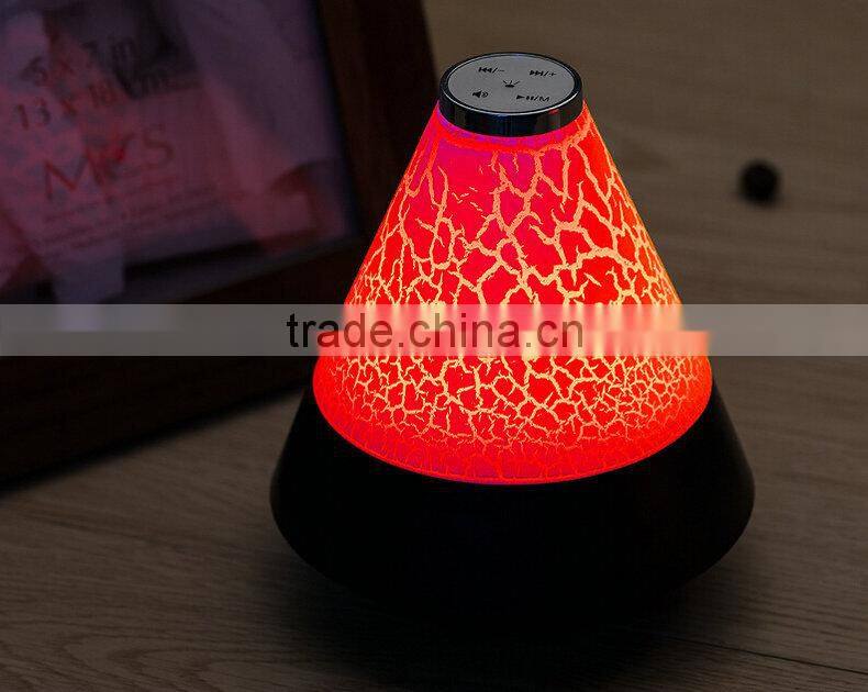 Good quality portable wireless led light bluetooth music speaker with SD card slot.