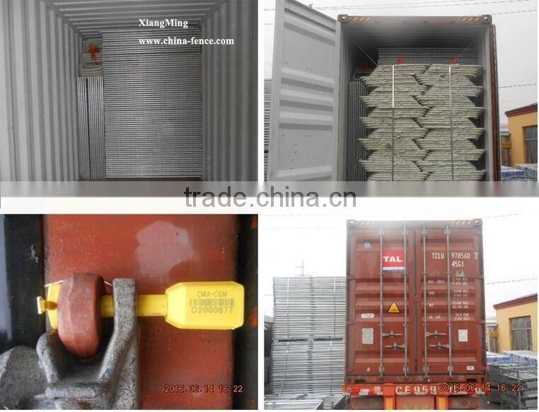 Cheap cost easily assembled spot temporary chain link fence for sale