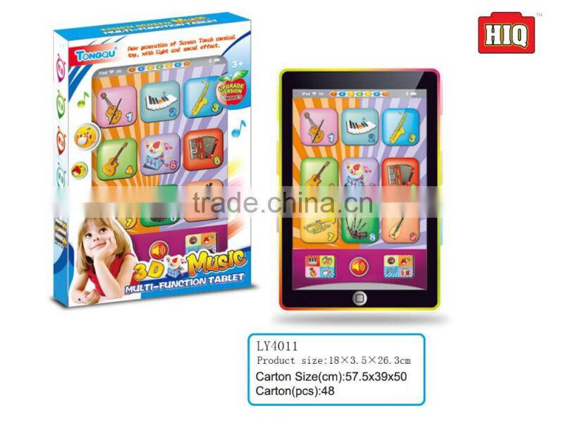Customized hot sell intelligent kids english learning toys kids laptop