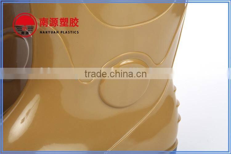 Yellow lightweight fishing work PVC rain boots wholesale