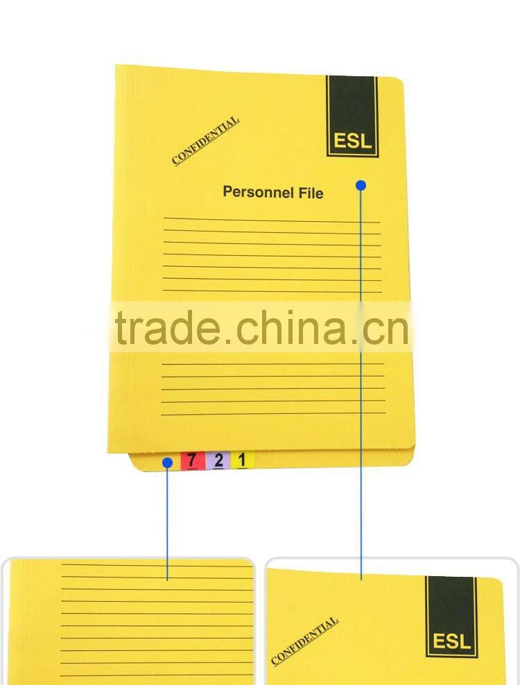 Personal file folder Malina folder with plastic fastener