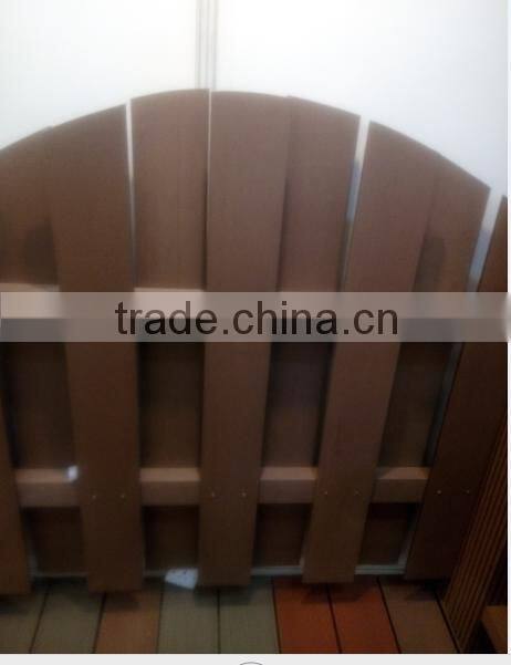 fence and yard Wood plastic flooring