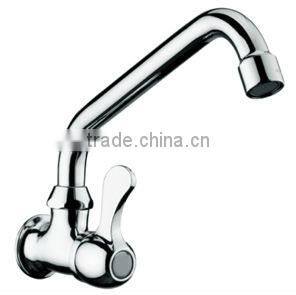Factory Supplier, Single cold long neck kitchen sink faucet mixer tap, single lever basin mixer, single cold water tap