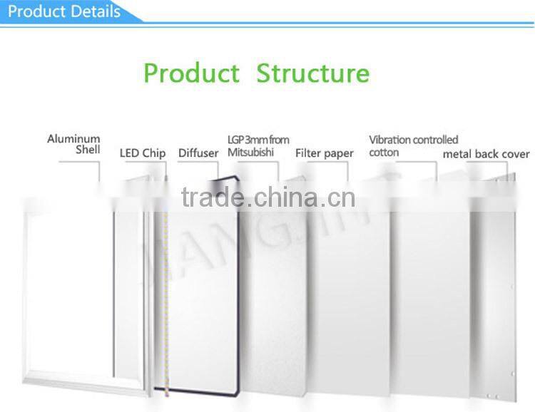 Top Quality 3000K-6500K 0-10v Dimmable 2ft x 2ft led panel light 600x600 Ceiling Panel Light for Hotel