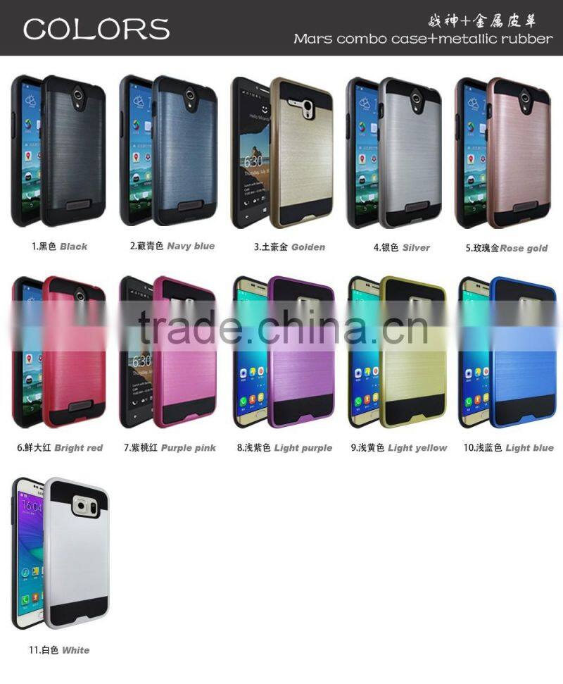 Rugged hard back shockproof phone case for iphone 7 plus hybrid plastic covers