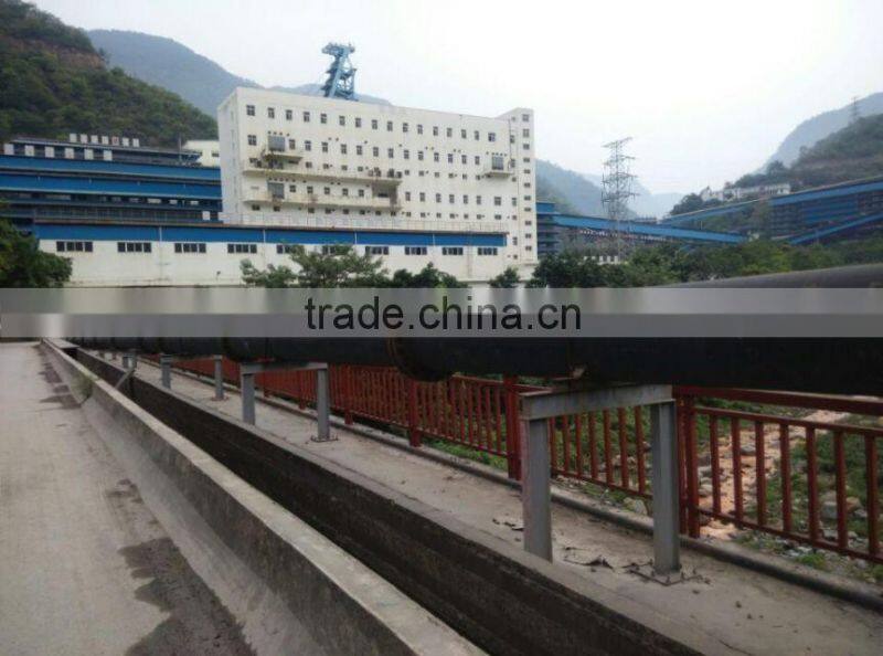 Steel rubber composite pipe for mining