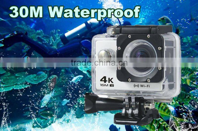 Fashion Drone acation camera 4K 30fps sport camera go p r o drone with HD 1080p 60fps Wifi Waterproof
