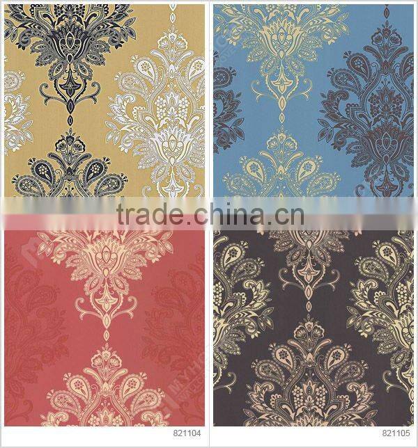 (821105) Luxury Paper Wallpaper in brown color