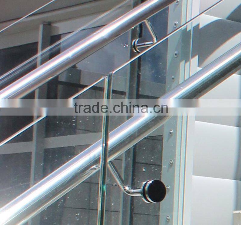 SS 201 304 316 inox glass handrail holder /glass clamp / stainless steel gardrail higne