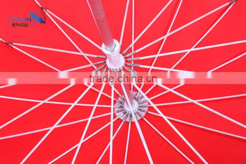 Red Custom Shape Wedding Heart Shape Umbrella