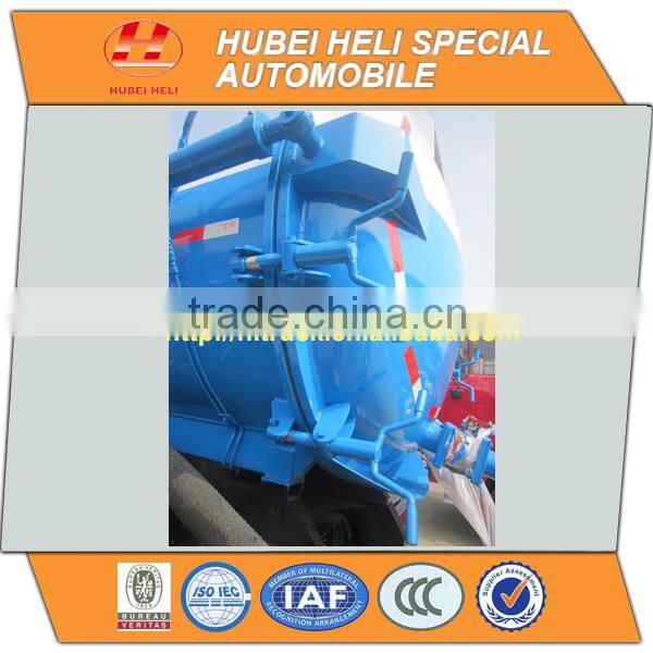 DONGFENG 4x2 6000L small vacuum sewage suction truck with vacuum pump 120hp
