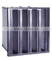 V-bank High Capactity Fliter for air conditioning and air cleaning equipment