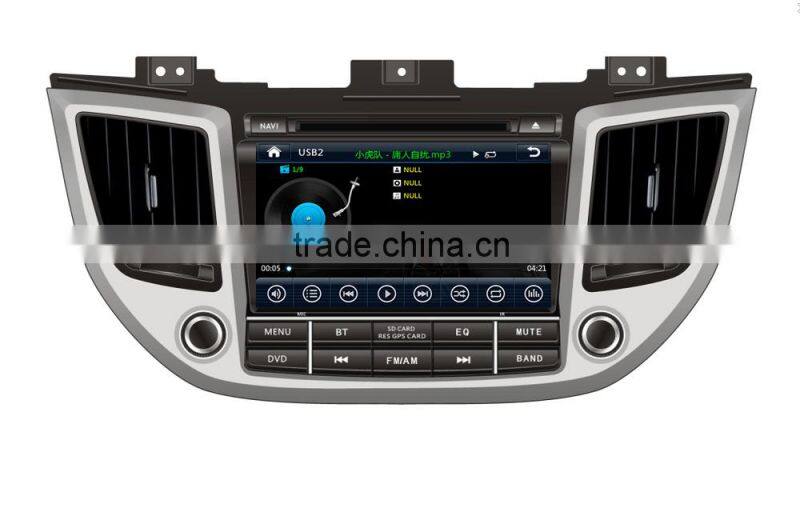 car multimedia for hyundai ix35 2015 with CD player car rear view camera headrest monitor 1080P 10disc