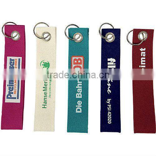 2015 China wholesale cheap felt keychain