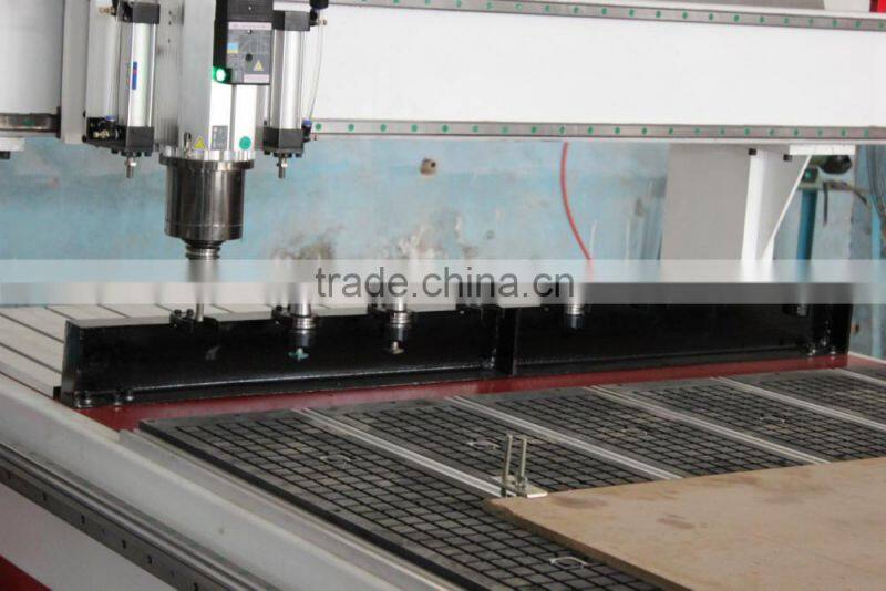 1530 woodworking cnc router cnc engraving and cutting machine one spindle 8 tools automatic changing with Syntec system