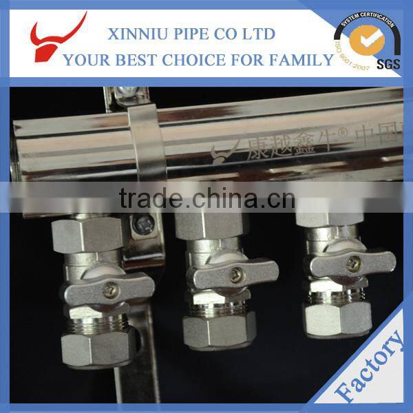 2013 hot sales floor heating system quality products china supplier brass water manifold