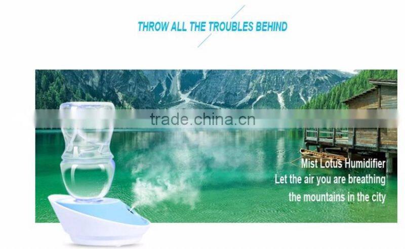 50ml DC5V mini portable lotus shape air humidifier /mini air purifier