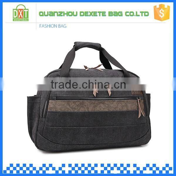 Vintage style canvas waterproof duffel custom cheap sport bag