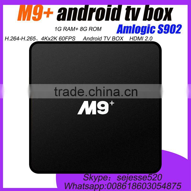 M9+ tv box Amlogic S905 android TV Box with Quad Core Smart Min Android 5.1 tv box M9+