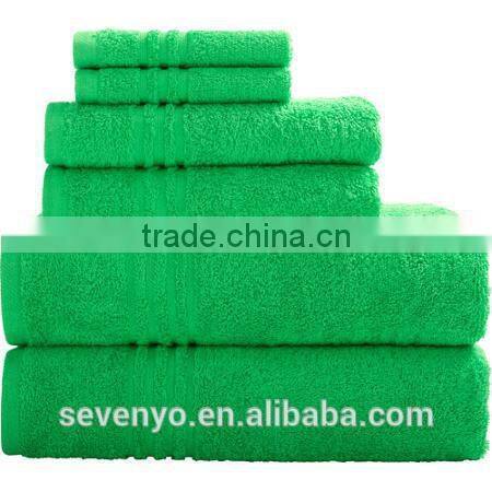 High quality multi-color hotel towel set China manufacturer