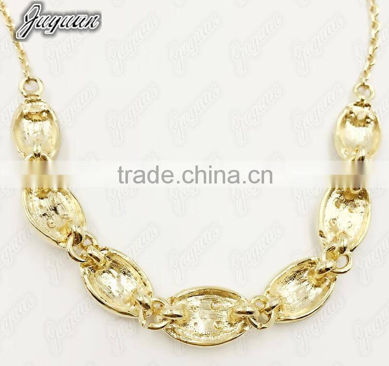 Juyuan Fashion 18K Gold Plated Pendant&Earring Pearl Set