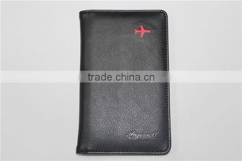 New arrived leather passport holder with multi-function pocket,Beautifully made passport cover/travel wallet with custom logo