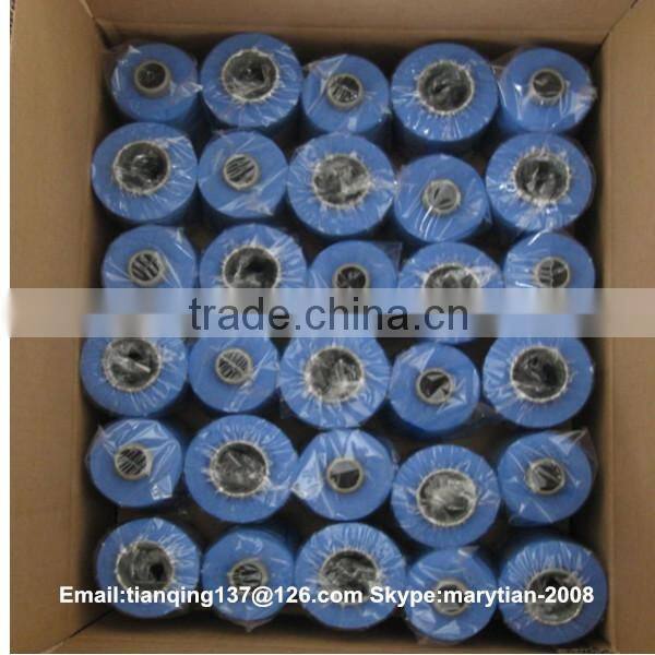 100% spun polyester yarn for sewing thread 40s/3 dyed plastic tube