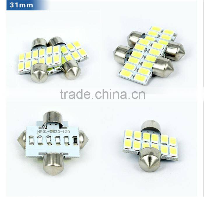 39MM 5630 12SMD Led Dome Light Car Roof Light Car Festoon Light Bulbs