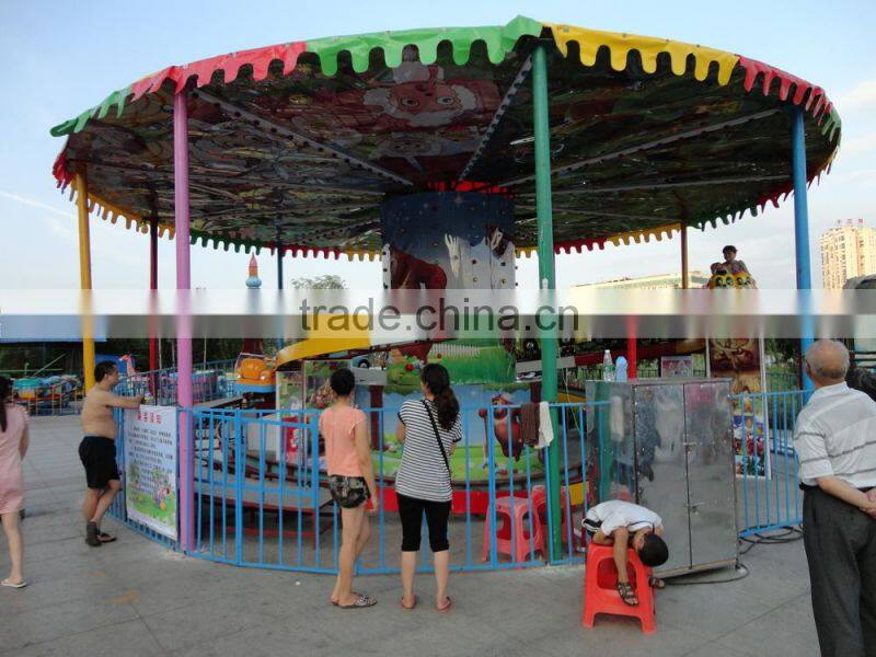 Kiddy Car Rides Mini Shuttle Track Car Indoor Outdoor Game