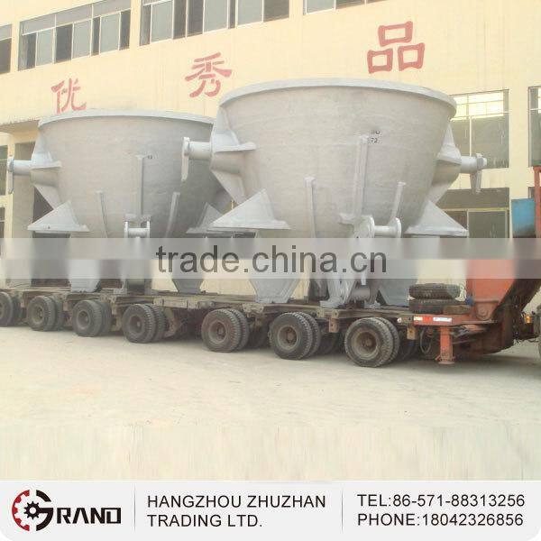 Precision steel foundry melting pot