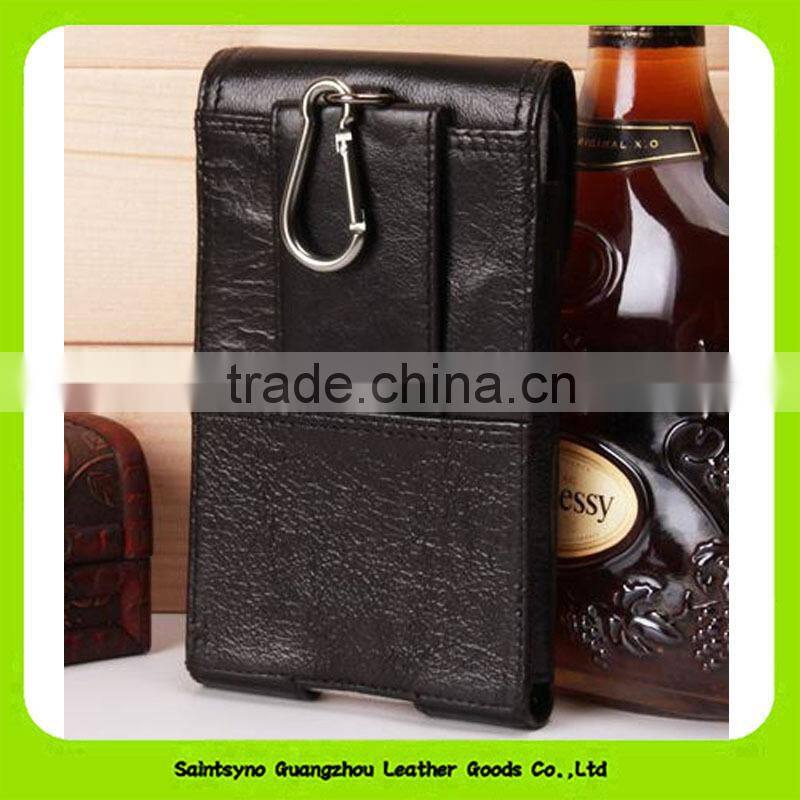 Wholesale Deboss Logo Genuine Cowhide Leather Cell Phone Case For iPhone 6 16152