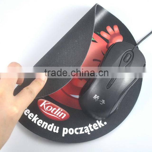 Promotion rubber fabric mouse pad , soft rubber microfiber mouse mat rubber desk mat