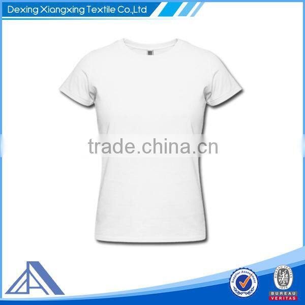 women white color polo t-shirt cotton t-shirt blank t-shirt