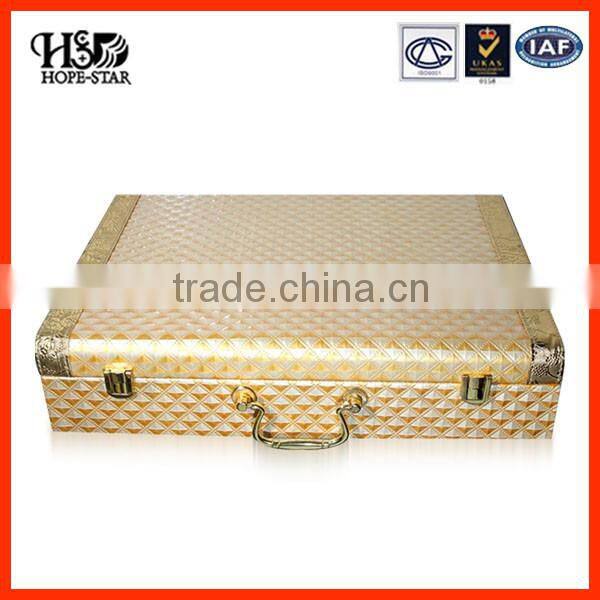 Customized box design wine box leather