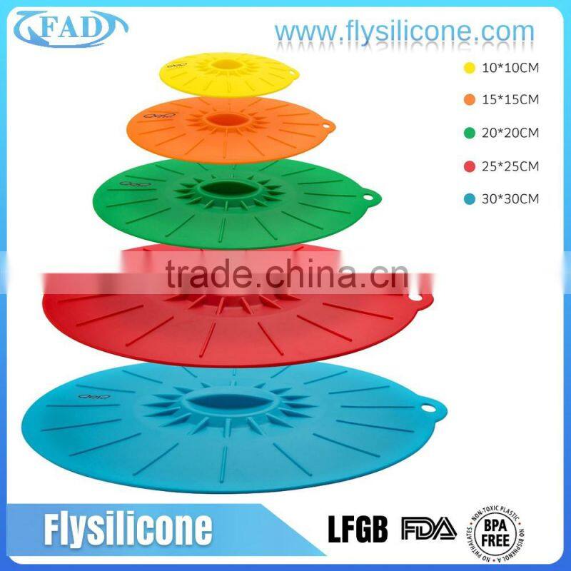 Stocks & Eco Friendly Products Lids BPA free Silicone Suction Cup Lids