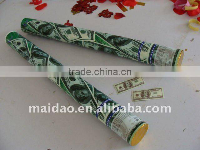 Colorful party celebration dollar popper for holiday
