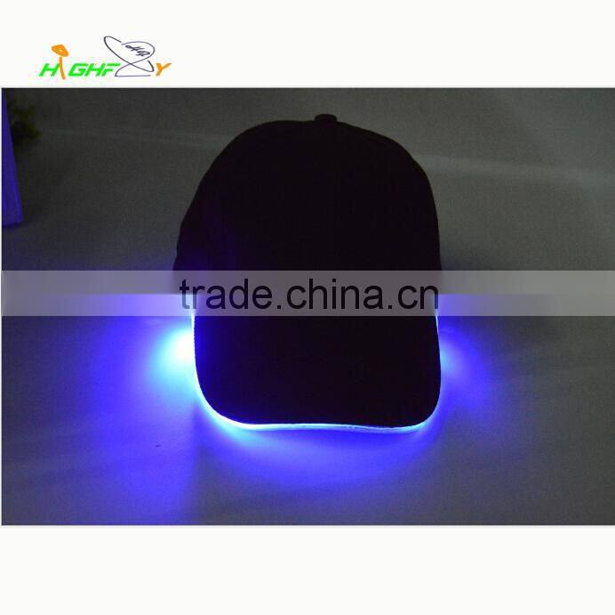 2015 Hot selling cheap promotional LED baseball cap with LED light hat