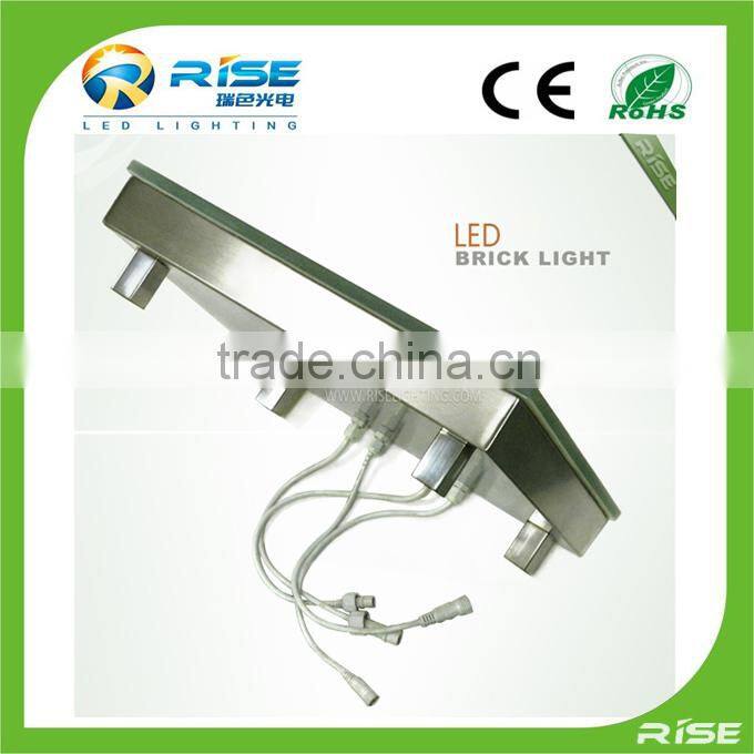 tile floor square street deck multi-color changing 20W tile floor LED lighting