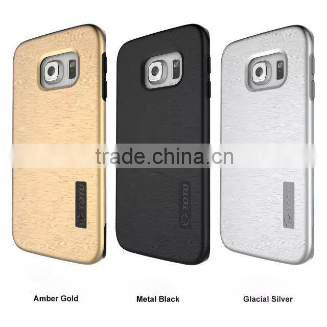 Fashion TPU+PC hybrid phone cases for samsung galaxy s6 edge case armor king china suppliers