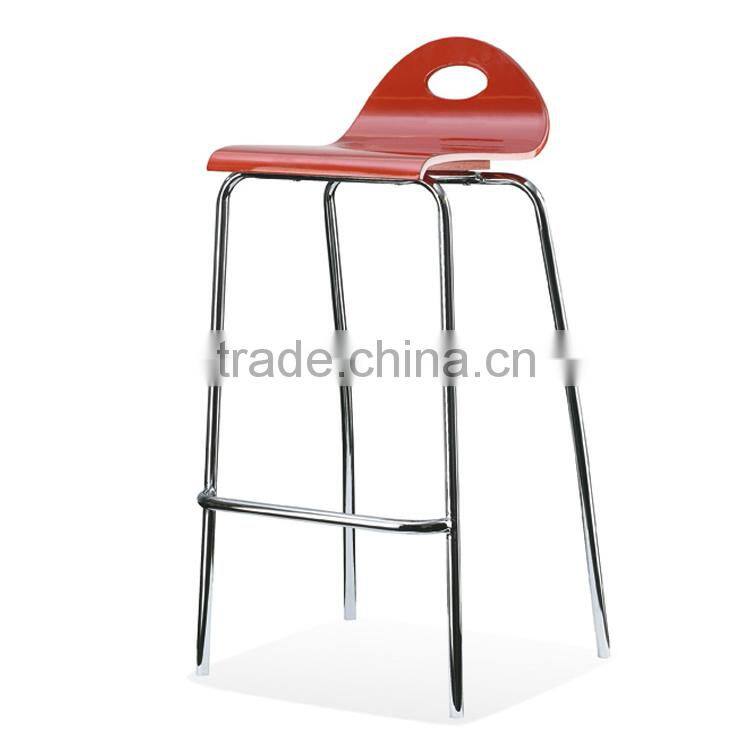 hot sale cheap bar high chair for night, steel bar chair