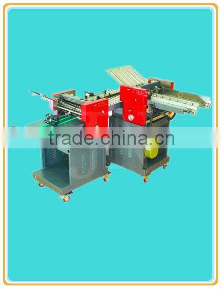 Paper/Brochure Folding Machine in Red and WhiteJN380