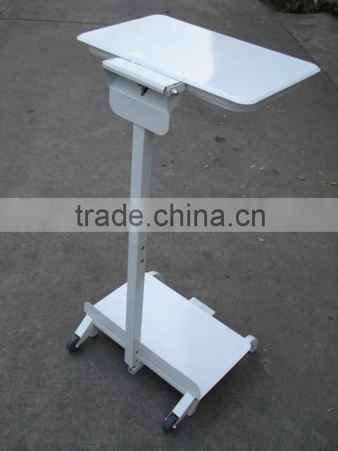 Sack holder with four wheels and floorstanding, freestanding mobile sack holder