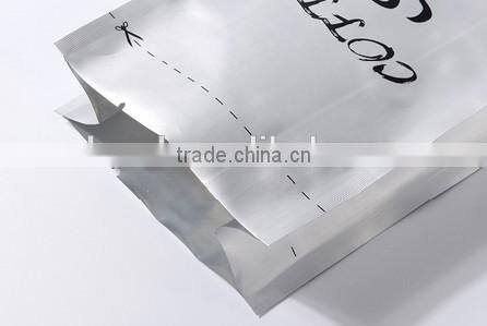 Best price gusset aluminium foil bag for coffee packaging from China
