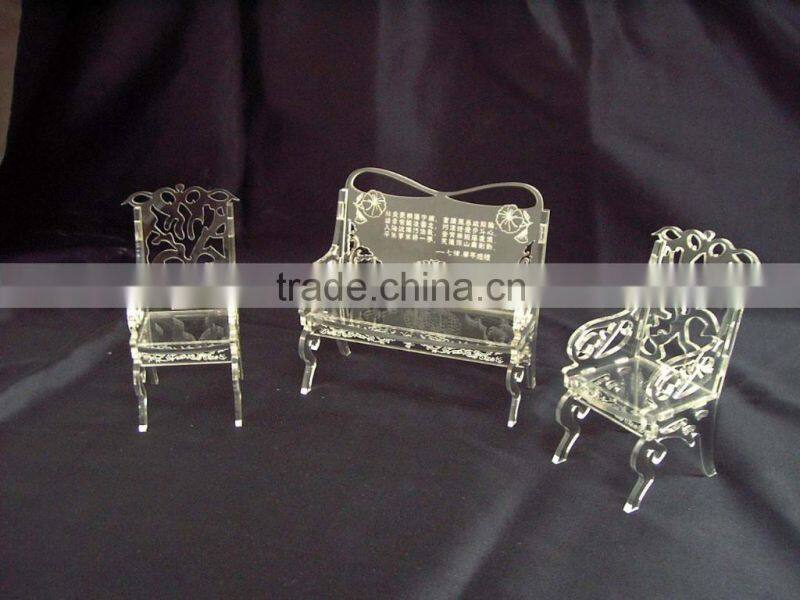 bar chair model made by acrylic