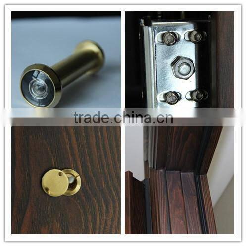 Economic and Practical Exterior French Doors with Blinds SC-S053