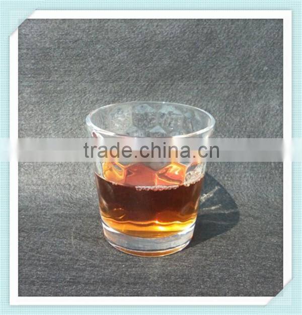 2016 hot sale whiskey glass cup fine white naterial 200ml glass whiskey cup for sale
